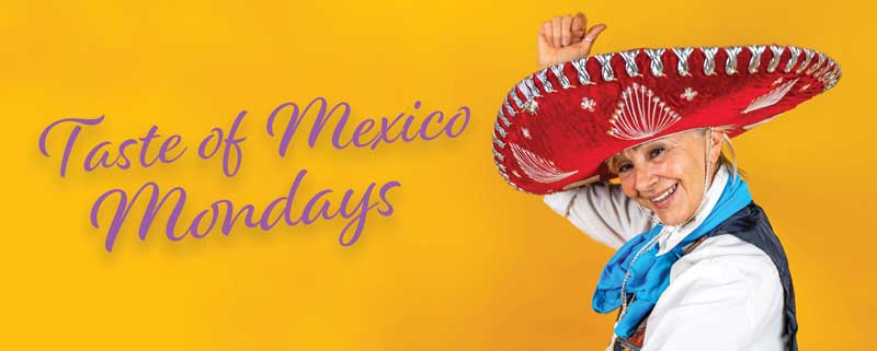 Taste of Mexico event banner graphic